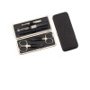 Hans Kniebes Manicure-Etui, Nappa-Vollrindleder, vernickelt  Маникюрный чемоданчик, зернистая кожа наппа, никелирование