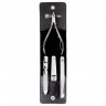 ZWILLING  Taschen-Etui, Rindleder, schwarz, 4-tlg  Карманный чехол, воловья кожа, черный, 4 шт.