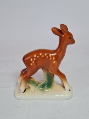 Фигурка винтажная &quot;Олененок&quot; Sitzendorf Thuringen, 12,5 x 10 см, Германия, 1960-70гг.