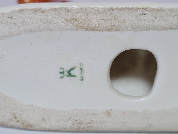 Фигурка винтажная "Олененок" Sitzendorf Thuringen, 12,5 x 10 см, Германия, 1960-70гг.
