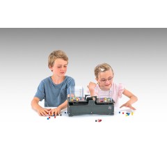 Wissner aktiv lernen Tafelwaagensatz mit 2 Literboxen und Gewichtswurfel Набор настольных весов с 2-литровыми ящиками и гирями