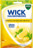 Wick Лимон	 и природный  Ментол	 конфеты без сахара, 72 г