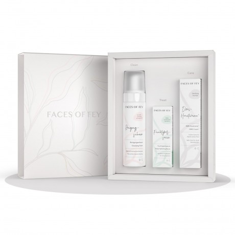 FACES OF FEY Basis Routine Clarifying  in schicker Box  Базовая рутина Прояснение в стильной коробке