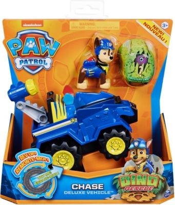 Spin Master PAW Patrol Dino Rescue Chases Basis Fahrzeug mit Ruckzieh-Mechanismus Базовый автомобиль PAW Patrol Dino Rescue Chase с выдвижным механизмом