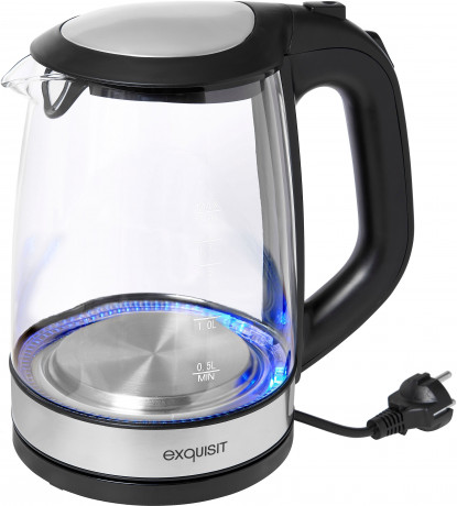 exquisit exquisit Wasserkocher WK 3501 swg, 2 l, 2200 W  изысканный чайник WK 3501 swg, 2 л, 2200 Вт