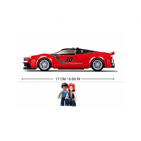 Sluban Klemmbausteine Italienischer Sportwagen (262 Teile) Итальянский спортивный автомобиль (262 детали)