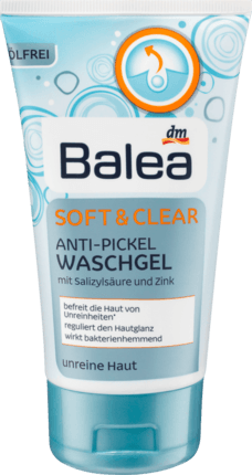 Balea (Балеа) Soft & Clear olfreies Anti-Pickel Waschgel Гель для умывания, без масла 150 мл