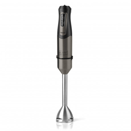 Black & Decker Black  Decker Stabmixer Stabmixer 1000W Turbo Funktion Anti Fingerprint 20 Leistungsstufen, 1000 W, 20 Leistungsstufen + Turbo-Funktion, 4 hochwertige Edelstahlmesser  Ручной блендер Black Decker Ручной блендер 1000 Вт турбо-функция против 
