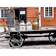 CALVENDO Puzzle CALVENDO Puzzle alter Milchkarren Пазл CALVENDO Пазл старая молочная тележка