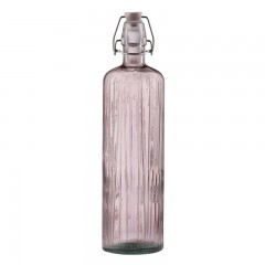 Bitz Bitz Kusintha - Glas light pink Wasserflasche 1,20 L Bitz Kusintha - Бутылка для воды стеклянная светло-розовая 1,20 л