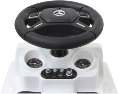 Jamara Rutscher Mercedes-Benz AMG G63 weiss Райдер Mercedes-Benz AMG G63 белый