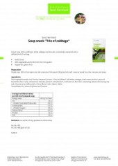 Krauterhaus Sanct Bernhardt Soup snack &quot;Trio of cabbage&quot; (pack of 10), 200 г