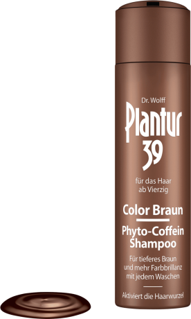Plantur 39 Shampoo Phyto-Coffein Color Braun Шампунь Плантур 39 окрашивающий для темных выпадающих волос , 250 мл