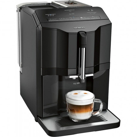 SIEMENS SIEMENS Kaffeevollautomat TI35A209RW EQ.300 Kaffeevollautomat schwarz  Полностью автоматическая кофемашина SIEMENS TI35A209RW EQ.300 полностью автоматическая кофемашина черный