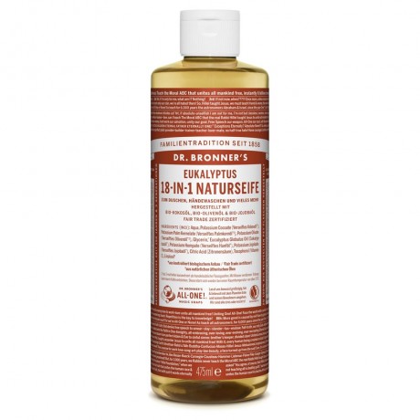 Dr. Bronner's Eukalyptus 18in1 Naturseife 475ml  Эвкалипт натуральное мыло 18в1 475мл