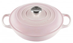 Le Creuset LE CREUSET Gourmet Profitopf 26cm SIGNATURE pink Профессиональный горшок LE CREUSET Gourmet 26см SIGNATURE