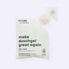 FUTURE STORIES Vorteilskit 3er Set Duschgel Pulver Wald &amp; Wellness inkl. Pumpspender  Комплект Advantage Kit из 3 порошковых гелей для душа Forest &amp;amp; Wellness, включая дозатор с помпой