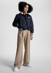 Tommy Hilfiger VARSITY LOGO Bomber Jacket desert sky ЛОГОТИП VARSITY Бомбер небо пустыни