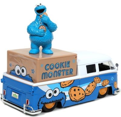 Jada Sesame Street Cookie Monster 1:24 Печенье-монстр с Улицы Сезам 1:24