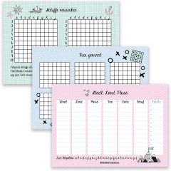 PAPIERDRACHEN Spielblock-Set: 4 Gewinnt Набор игровых блоков: 4 в ряд