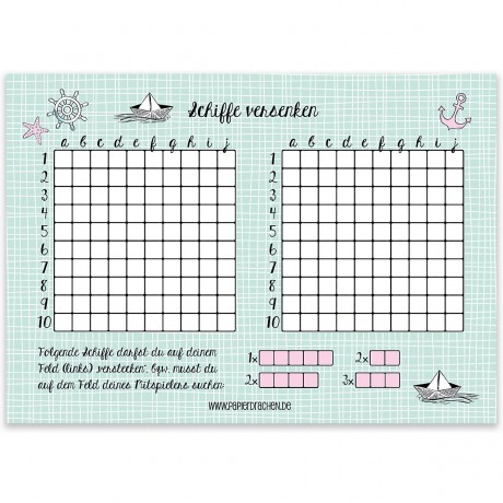 PAPIERDRACHEN Spielblock-Set: 4 Gewinnt Набор игровых блоков: 4 в ряд