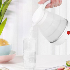 Elfmonkey Elfmonkey Reise-Wasserkocher Faltbarer elektrischer Wasserkocher 600ml mit Edelstahlboden, 600,00 W blau Elfmonkey Travel Kettle Складной электрический чайник 600 мл с основанием из нержавеющей стали, 600,00 Вт
