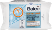 Balea (Балеа) Soft &amp; Clear Очищающие салфетки для лица, для загрязнённой кожи, 25 шт