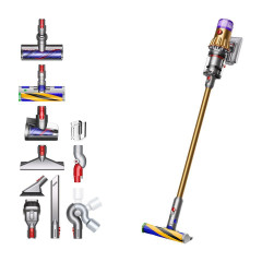DYSON DYSON Akku-Hand-und Stielstaubsauger V12 Detect Slim Absolute+, 545 W, Beutellos, Dysons leichtester Staubsauger mit einer hohen Saugkraft von 150 AW.*  Беспроводной ручной пылесос DYSON V12 Detect Slim Absolute+, 545 Вт, без мешка, самый легкий пыл