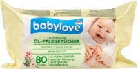 babylove Масло-Салфетки для ухода, 80 шт
