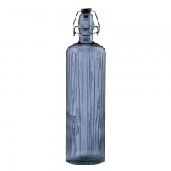 Bitz Bitz Kusintha - Glas blue Wasserflasche 1,20 L Bitz Kusintha - Бутылка для воды стеклянная синяя 1,20 л