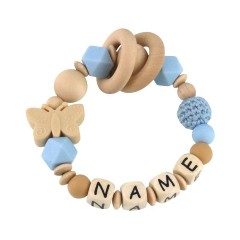 elefantasie Greifling Hakelperle personalisiert mit Namen Бусина-клатч персонализирована с именем