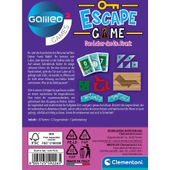 Clementoni Escape Game побег игры