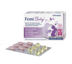 tetesept Femi Baby 30 tabletten + 30 kaps Витаминный комплекс для беременных и кормящих женщин, 30 шт