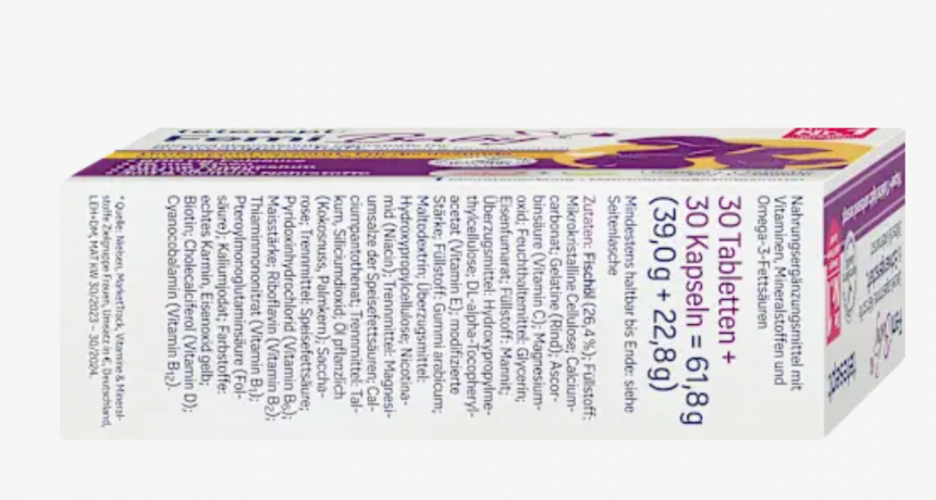 tetesept Femi Baby 30 Tabletten und 30 Weichkapseln 60 St, Витаминный комплекс для беременных и кормящих женщин, 30 таблеток + 30 капсул
