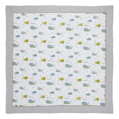 Mama Poppins Germany Premium Krabbeldecke mit Schriftzugen 120x120 cm Игровой коврик премиум-класса с надписью 120x120 см