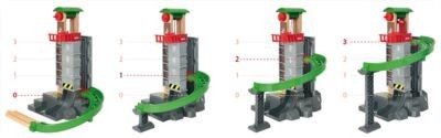 BRIO Grosses Lagerhaus-Set mit Aufzug Большой складской комплекс с лифтом