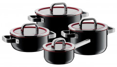 WMF WMF Kochtopfset 4-tlg. FUSIONTEC schwarz Набор кастрюль WMF из 4 предметов. Фьюжнтек