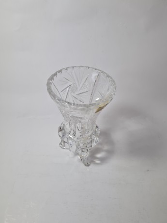 Anna Hutte Хрустальная ваза, 9,5см x 16см, Германия, 1970-80гг.