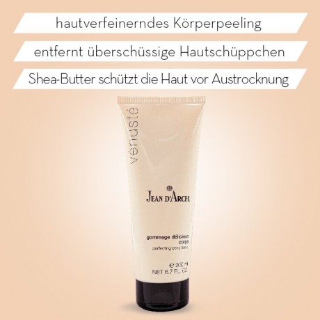 JEAN D'ARCEL gommage delicieux corps VENUSTE Korperpeeling vitalisiert regeneriert pflegt gommage delicieux corps VENUSTE пилинг для тела оздоравливает регенерирует заботится