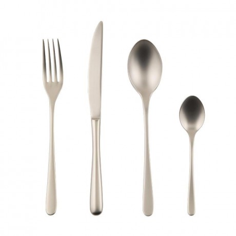 Sambonet Sambonet Taste Antique - Edelstahl / PVD champagnerfarben Besteckset 24-tlg. Vollheft / Monoblock Sambonet Taste Antique - набор столовых приборов из нержавеющей стали / PVD цвета шампанского, 24 предм. Полный буклет/моноблок