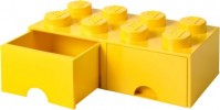 LEGO LEGO Aufbewahrungsbox 8er gelb mit Schublade, 50 x 25 x 18 cm Ящик для хранения LEGO 8 желтый с выдвижным ящиком, 50 x 25 x 18 см