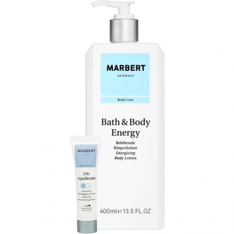 Marbert (Марберт)  Bath & Body Energy Body Lotion Лосьон для тела, + AquaBooster Serum 15 мл / 400 мл