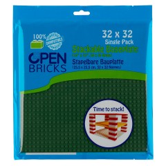Open Bricks Baseplate 32x32 olive green (1) Опорная пластина 32x32 оливково-зеленая (1)