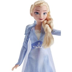 Hasbro Кукла Disney Frozen 2 Эльза с длинными светлыми волосами и синим нарядом