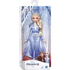 Hasbro Кукла Disney Frozen 2 Эльза с длинными светлыми волосами и синим нарядом