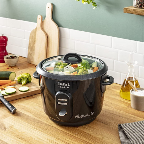 Tefal Tefal Schongarer Tefal RK102811 Reiskocher Classic, 500 W, Warmhaltefunktion  Dampfgarfunktion  Мультиварка Tefal Рисоварка Tefal RK102811 Classic, 500 Вт, функция поддержания тепла, функция приготовления на пару