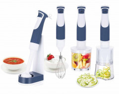 Emerio Emerio Stabmixer Emerio HB-113258.2 Set mit Zerkleinerer Schneebesen Spiral-Schneider, 500 W  Погружной блендер Emerio Emerio HB-113258.2 комплект с венчиком-измельчителем и спиральной насадкой, 500 Вт