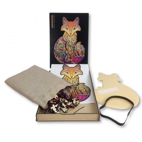ANIWOOD Holz-Puzzle Fuchs M (150 Teile) Деревянный Пазл Лисица М (150 деталей)