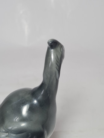 Фигурка винтажная Ganse в серых тонах "Цесарка", 12 x 8 см, Германия, 1960-70гг.