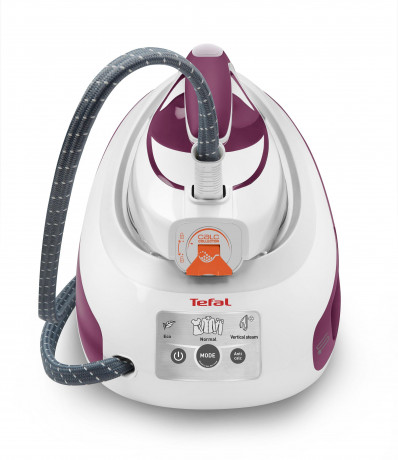 Tefal Tefal Dampfbugelstation SV8054 EXPRESS ANTI-CALC Weiss-Lila Dampfbugelstation, 1.8 ml Wassertank Паровая гладильная станция Tefal SV8054 EXPRESS ANTI-CALC паровая гладильная станция бело-фиолетовый, резервуар для воды 1,8 мл
